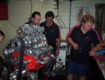 Blown small block chev built with MIA engine services